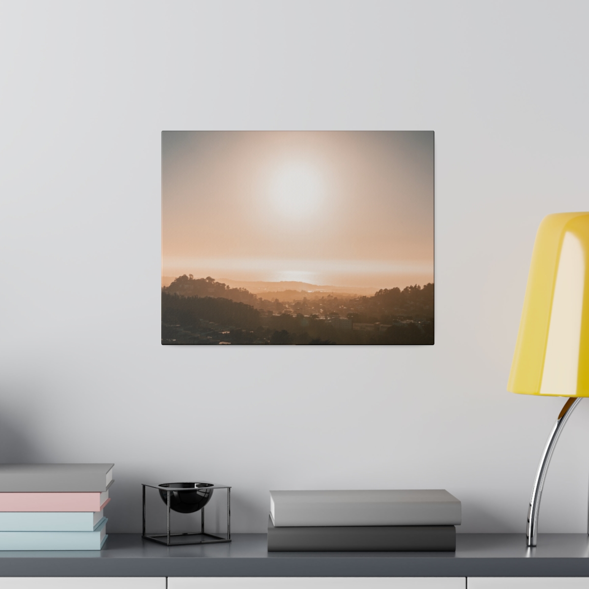 Sunset in Twin Peak view deck in San Francisco California - Image 8