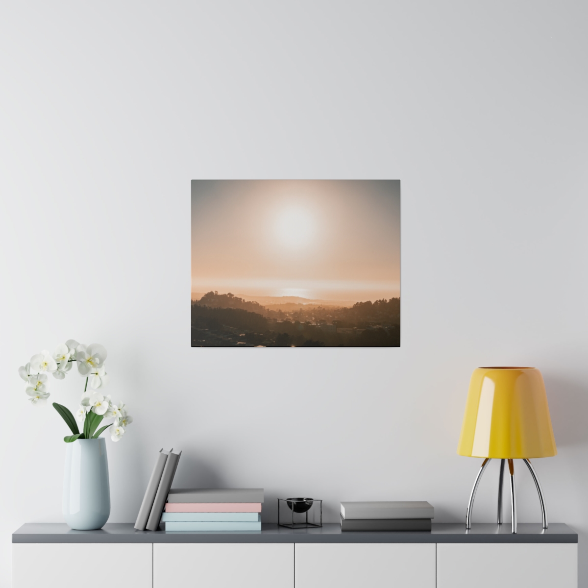 Sunset in Twin Peak view deck in San Francisco California - Image 12