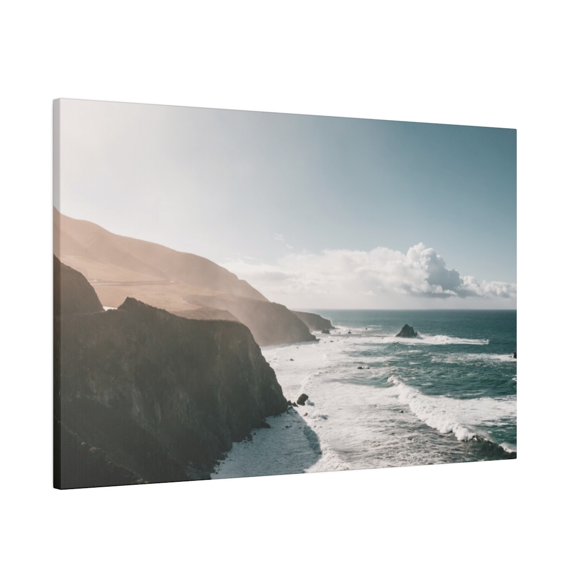 Foggy morning in big sur coast with wave in California image 2 - Image 10