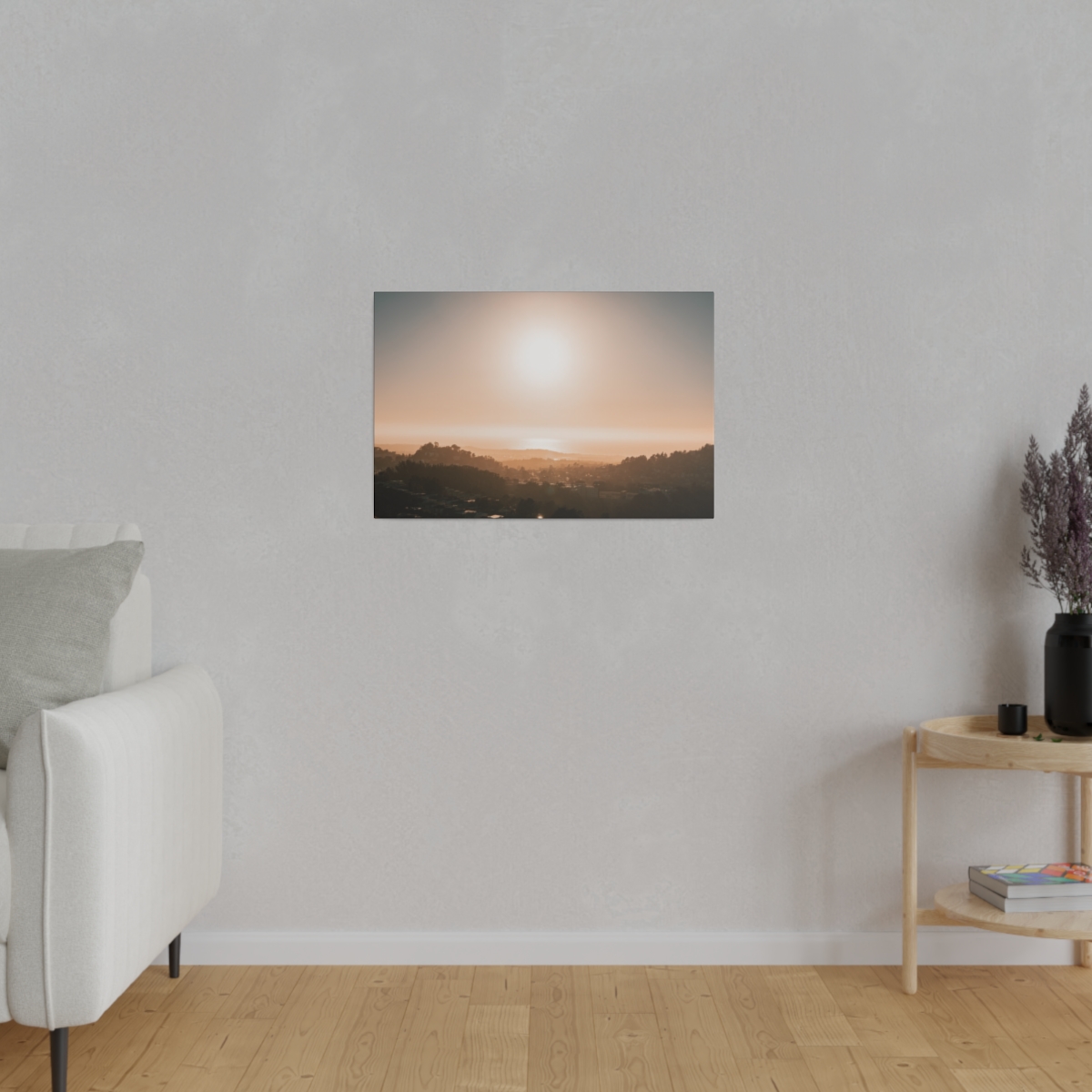 Sunset in Twin Peak view deck in San Francisco California - Image 3