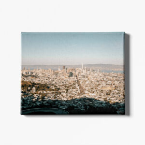 San Francisco California from Twin Peak View deck